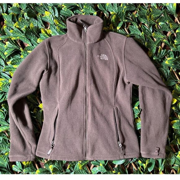 The North Face Brown Full Zip Jacket Women's Size Medium - Picture 3 of 7